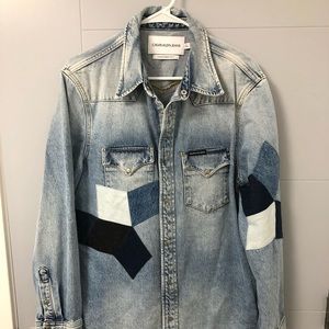 Calvin Klein Vintage Denim Shirt Jacket